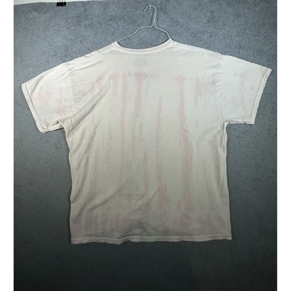 Grateful Dead Live! In Concert Graphic T-Shirt White/Pink Tie Dye SM/MD
